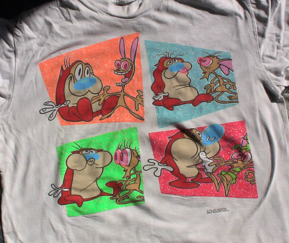 Ren and Stimpy Warhol style